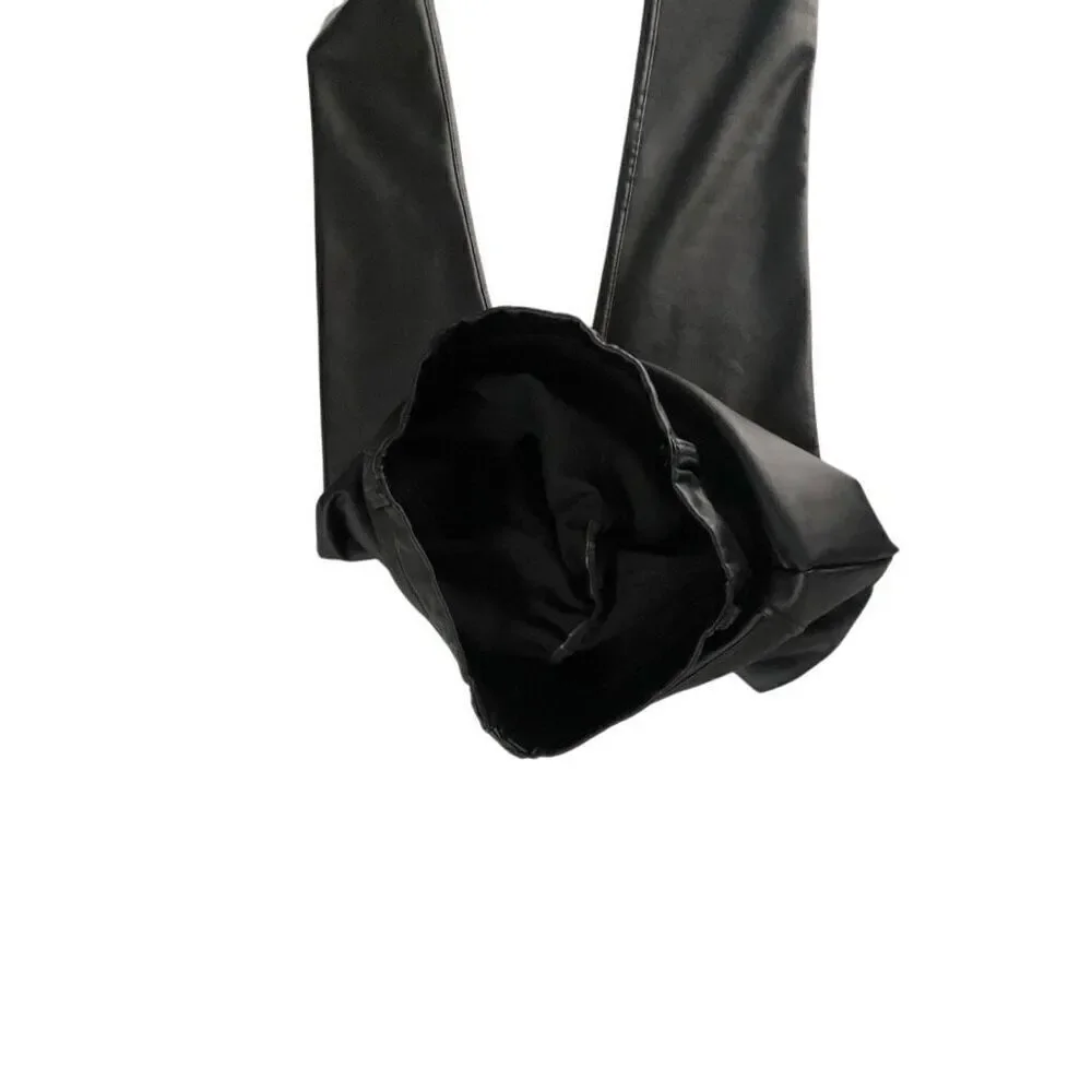 ￼ leather pants with butt lifting design size small